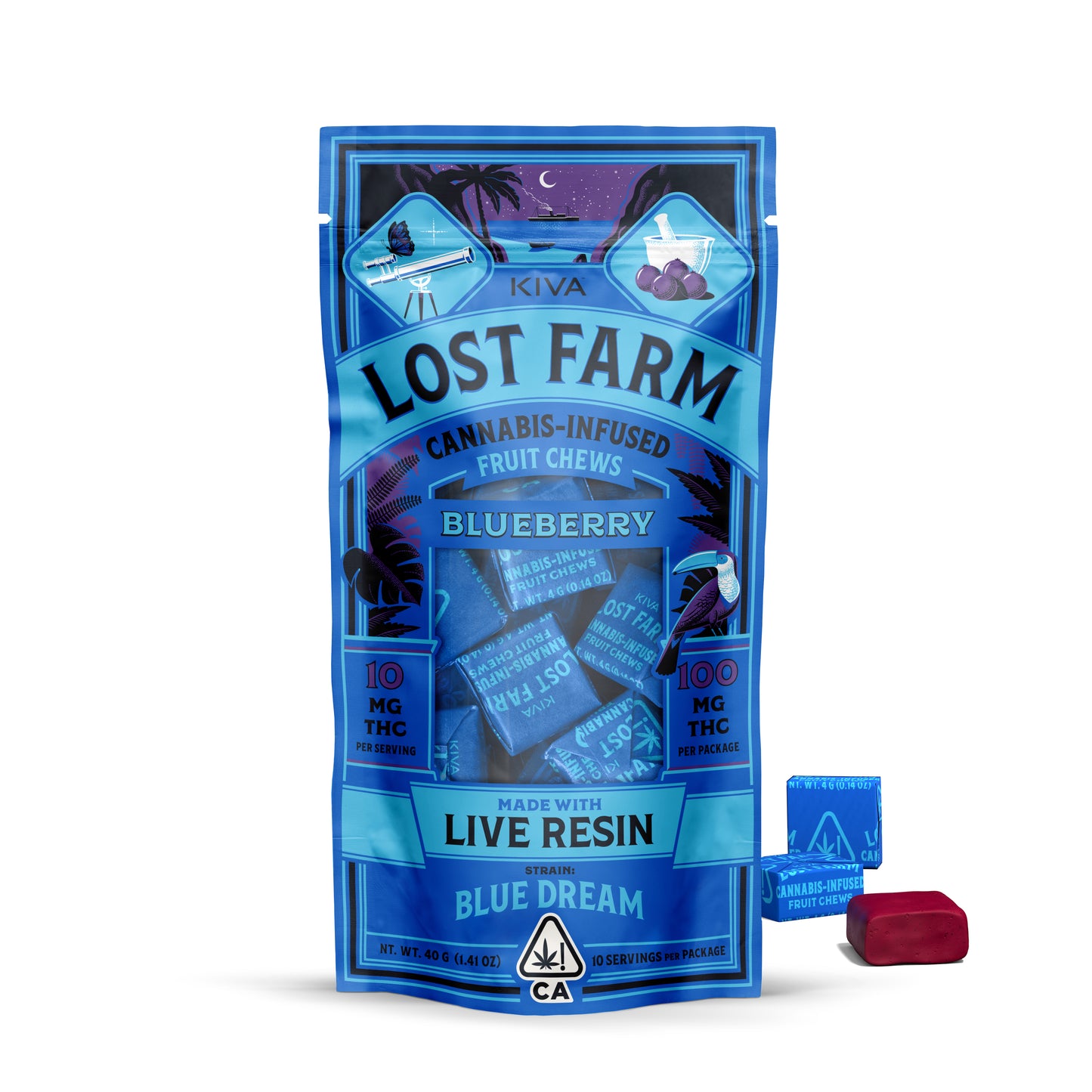 Lost Farm Chews - Blueberry Blue Dream