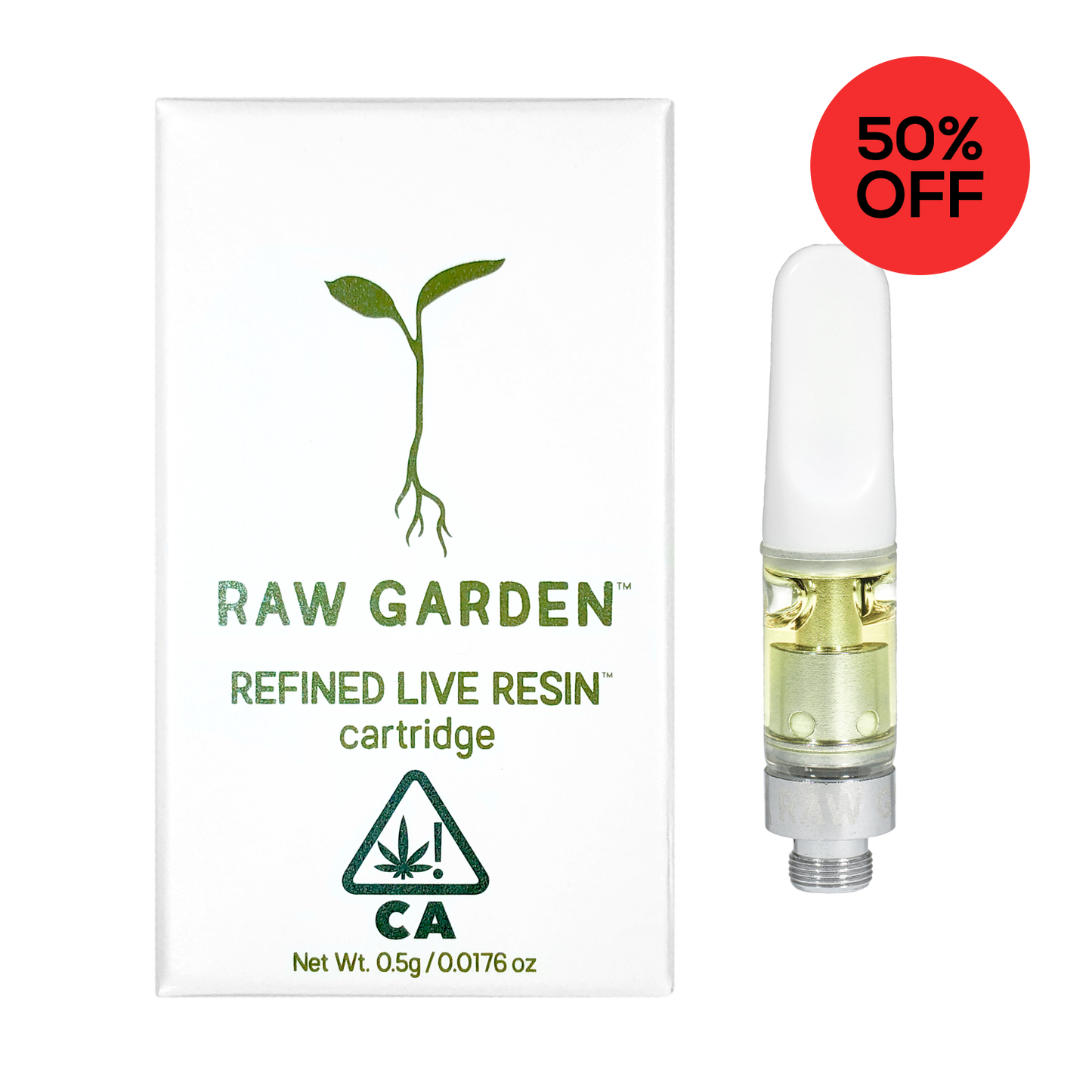 Raw Garden - Tre Flip Kush Refined Live Resin™ 0.5g Cartridge