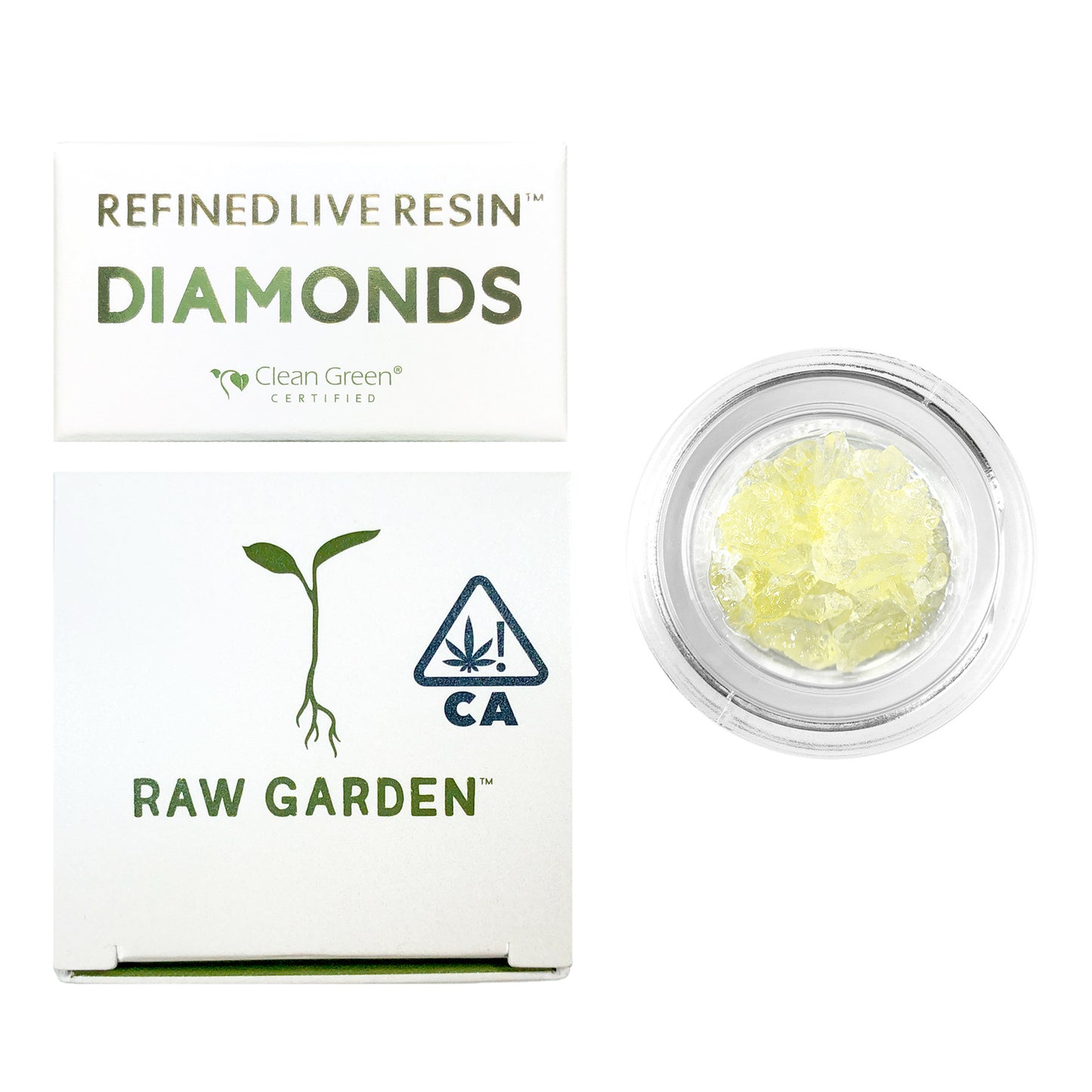 Raw Garden - Refined Live Resin Diamonds - Indica