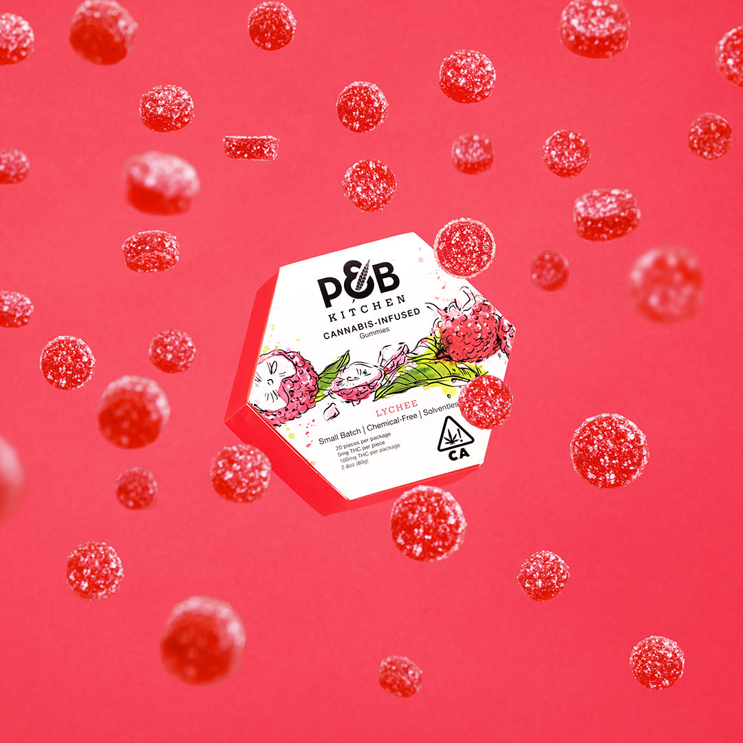 P&B Kitchen - Solventless Hash Infused Lychee  Gummies